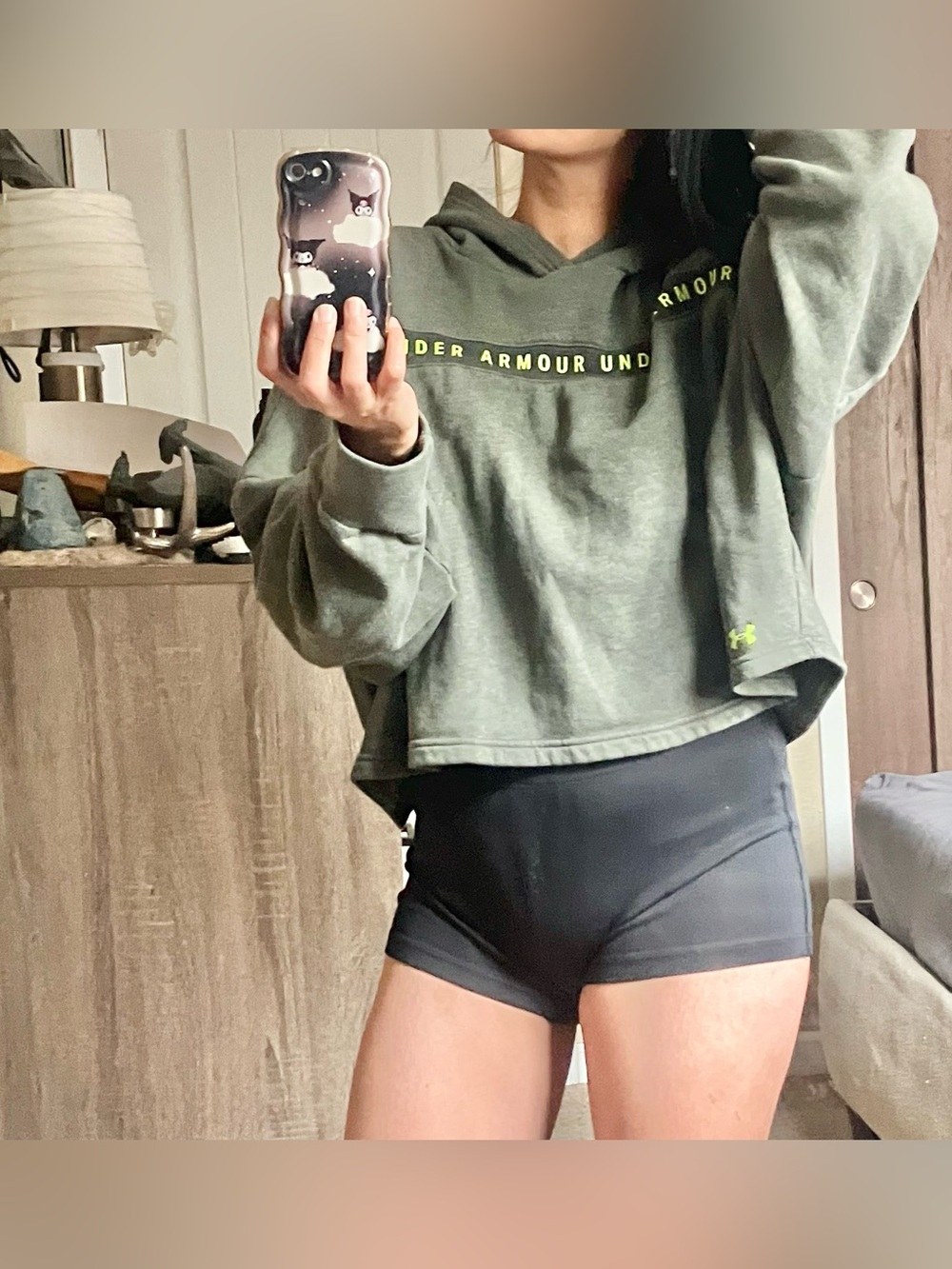 Under Armour loose crop hoodie